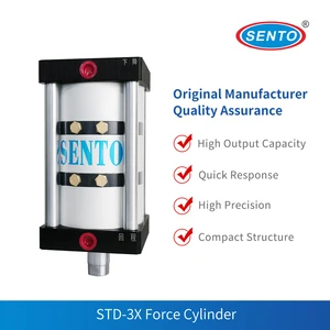 STD-125-20-F-3 Multi-fold Booster Cylinder, Pneumatic Hydraulic,Pneumatic Cylinder