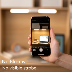 Portable 3 Color LED Table Lamp Rechargeable Battery DC Eye Protection Double Headed Rotatable Reading Light for Bedroom Use
