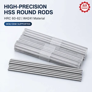 PinDing Hardened Precision HSS Round Bar Round Lathe Bit Punch Pin High Speed Steel MH Plastic Box Packed 0.4*100mm