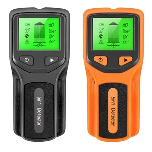 HW430 5in1 Wall Stud Detector LCD Display Multifunctional Handheld for Wood AC Wire Cable Metal Detector Electric Wall Finder SC