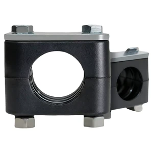 Light Series Single Hole Nylon Pipe Clamp With Guide Rail Nut for Various Industrial Hydraulic Pipe