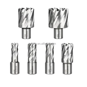 High-Speed Steel Annular Cutter Core Drill Bit TCT Broach Hole Saw Cutter for Magnetic Drilling Machine for Ejector Pilot