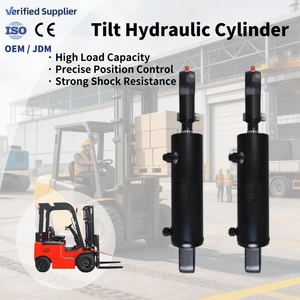 Durable High-Seal Double Acting Hydraulic Oil Pressure Tilt Cylinder for Forklift Material Handling Machinery Maintenance