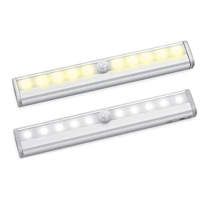 Cabinet Light Led Battery Powered Security Cabinet Lighting 10 Led Motion Sensor Closet Light