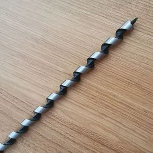 Auger Wood Drill Bit with Zinc Finish Heat Treated Grinding Finish 300-700mm Length for Wood Drilling