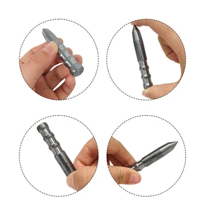 Manual Center Punch Locator Tool with Conical Tip and Round Steel Shank High Hardness European Style Furniture Punch