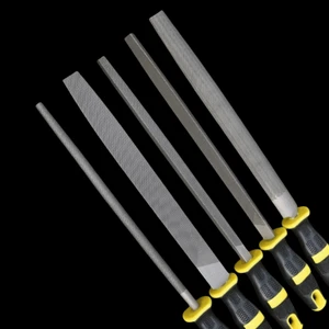 High Quality Medium Teeth Fine Carpenter Triangle File Small Half Round Pliers Carbide Burrs Needle Files