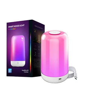 WiFi App Controlled Smart Music Light 3600mAh Portable LED Lamp Mode AC Power Supply Dimmable 2700K-6500K Color FCC/CE 8 Hours