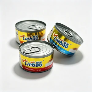 Pets Premium Canned Meat Tuna Salmon Products Wet Food Supplies Cat Dog Natural Snack Treats Bulk Free Sample
