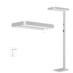 New LED Aluminum Floor Lamp with Switch Control High CRI 90 Modern Minimalist Standing Reading Lamp for Office Study Bedroom
