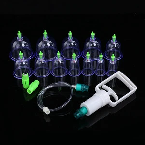 24pcs Cupping Set Professional Chinese Acupoint Cupping Therapy Sets, Suction Hijama Cupping Set With Vacuum Magnetic Pump