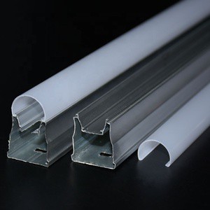 Sliver Aluminum Profile Channel T5 Separated Led Tube Light with Plastic Cover for LED Cabinet Wardrobe Bar Linear Lighting