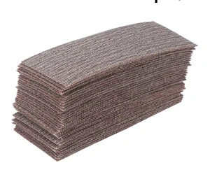 Quality Medium Rectangular Grinding Dry Abrasive Sand Paper Similar for Mirka Net Disc Sand 70*198mm Hand Planer Plate Grinding