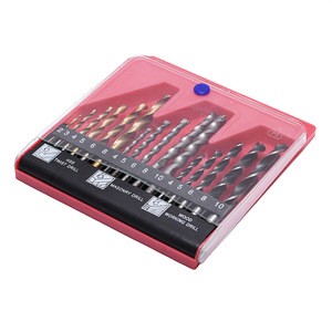 Multi-function Combination 16pcs Mixed Drill Bit Set Twist Masonry Wood Working Drill Bits For Metal Concrete Wood Drilling