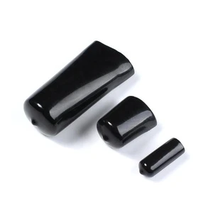 Customized Black Plastic Bolt End Caps for Screw Thread Pipe Cover Plugs
