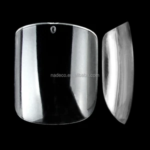 X-Short Square Shape Gel NAIL and Strong False Nail Tips Press on Nail 120pcs NADECO