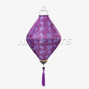 Factory Price Unique Design Silk Lantern Vietnam Handmade Decorative Light Silk Lantern Perfect for Export Distribution