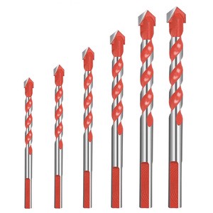 3-12mm Drill Bit Set Multi-functional Triangle Drill Bit for Glass Ceramic Tile Concrete Brick Metal Marble Wood Hole Opener