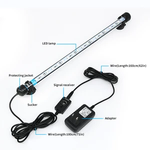 Discount Offer on Stylish Aquarium Lights Blue/White/Red Lighting Remote Control Flexible Design for Indoor Planted Aquariums