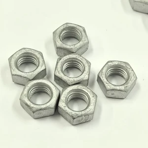 GB6170 Hex Nut M4 Metric Fine Thread Grade 10 DIN934 Automotive Industry Black Oxide Zinc Plate Alloy Fully Threaded CNC