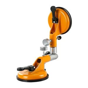 LARIX Heavy Duty Manual Vacuum Suction Cup for Glass Tile Granite Mirror Panel Lifting Max Adsorption Force 350KG