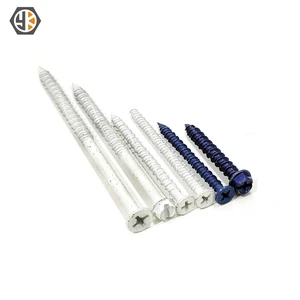 HeX Head 1/4 X 2- 3/4 White Blue Tapcon Drill Bit Concrete Anchor Concrete Masonry Screw Anchor White