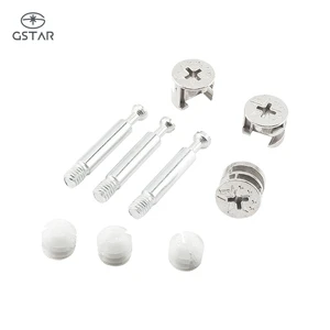 Worth Buying Module Furniture Connector Connecting Bolt Furniture Zinc Nickel Eccentric Lock Bolt