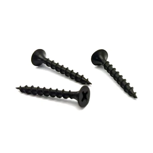 3.5x 25mm Bugle Head Black Coarse Thread Phosphating Screw Drywall Screw For Gypsum Board