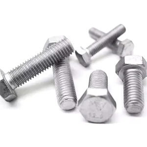 GBT5783DIN933Stainless Steel Hex Nut Bolt Screw Premium Quality Fastener for Various Applications