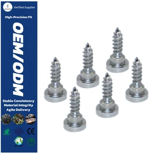 Stainless Steel Shoulder Self Tapping Screws Flat Head Step Wood Screw Pointed Tip Furniture Assembly Hardware Fastener