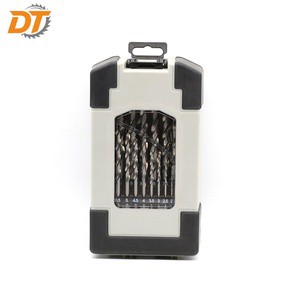 DT 25pcs DIN338 Metric HSS-G Fully Ground Twist Drill Bit Set HSS And HSS Cobalt Metal Drill Bit
