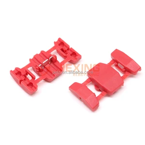 Non stripping wire quick connector clip ship type non breaking wire quick connector wire parallel buckle KW-6 Red Connector