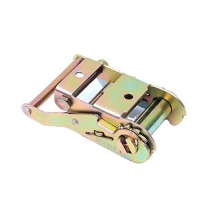 1.5 Inch Metal Ratchet Tensioner With Rubber Coated Handle, Black Electrophoresis Finish, Factory Direct Supply, Safe & Reliable