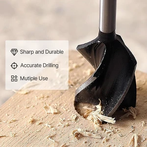 10-35mm Twist Drill Bit 6.35mm Hex Shank Wood Auger Drill for Carpenter & Joiner Use 160mm Total Length