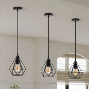 Interior Metal Hanging Lamp Created For Stylish Ceiling Decor With Balanced Proportions And Warm Ambient Light Distribution