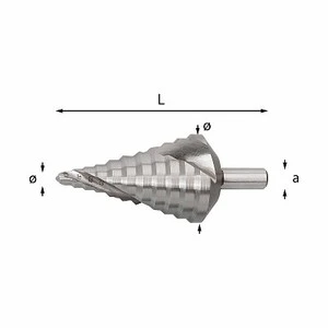 Multipurpose Drill Bits 988 D Convenient Step Cutters