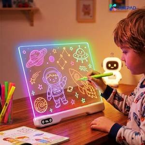 Best Selling RGB Glow Desk Lamp Home Office Aesthetic Room Decor Portable Factory Direct Sale LED Drawing Board