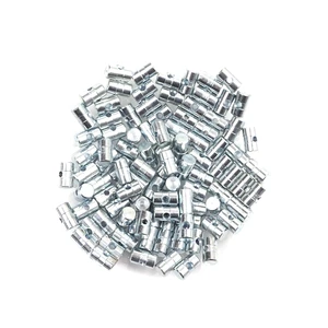 BCR036 BCR036 100 Pcs Inner Outer Door Handle Trunk Hood Lock Latch Release Cable Wire Rope End Pin Stop Rivet 6x10 mm Hole Dia: