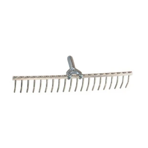 RASTRELLO ALLUMINIO A 20 DENTI TONDI