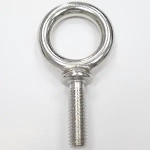 High Quality 304 316 Stainless Steel G279 UNC US Type Machinery Eye Bolt 1/4 5/8 Inch Eye Screw With Shoulder For Lifting
