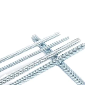 Wangxuan Rods Galvanized Threaded All Long Hot Bolts Fully Dip Stud Screw Rod Galvanized Steel Thread