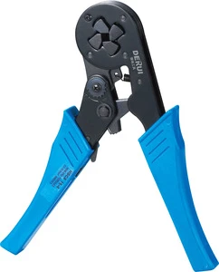 HSC8 16-4 Mini-Type Self-Adjustable High Precision Crimper Easy Clamping Soft Wire Pliers for 12-6 AWG Steel Hand Tool OEM