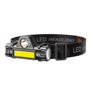 New Hot-Selling Waterproof IP44 Lithium Ion Rechargeable LED Headlamps USB-C Charging Adjustable Magnet Portable Super Bright 12