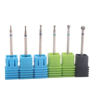 Jany High Quality Ball Shape Diamond Nail File Drill Bits Coarse/Medium/Fine Grit Anti-Slip Texture Lightweight Customizable