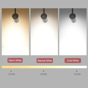 Smart And Easy To Install Commercial Spotlight Supplier 15W Dimmable Remote Control Led COB Color Adjustable Track Light