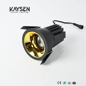 Aluminium 8W 12W 15W Deep Recessed Fixed Led Downlight Anti glare Spot Light Dim to Warm for Gallery Smart Home Hotel