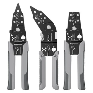 Multifunctional Electrician Crimping Pliers with Cable Stripper Spring Terminal Clamp 4CR-13 Alloy Steel DIY & OEM Portable