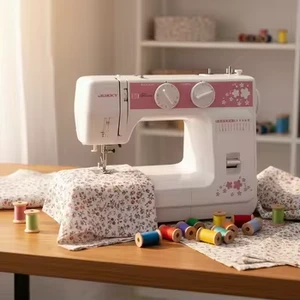 New Style Electric Pocket Sewing Machine LED Lamp Multifunctional Domestic Sewing Machine Overalls Minis-Mechanical