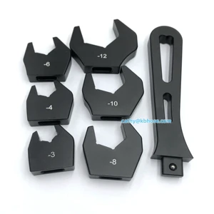 Racing Parts Universal Hand Tool Kit Single Ended AN3 to AN12 Aluminum an Hose Fitting Spanner Wrench Set