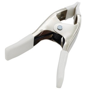 2025 China Factory Custom Heavy Duty Metal a Shaped 6 Inch Extra Large Clips With White Rubber Cover